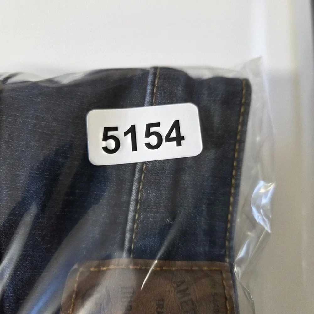 American Eagle Jeans Mens 28X30 Blue Slim Straight Low Rise Extreme‎ Flex Denim